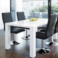 Wohnen Esszimmer Gruppe mit Drehstühlen - Maciano (fünfteilig)