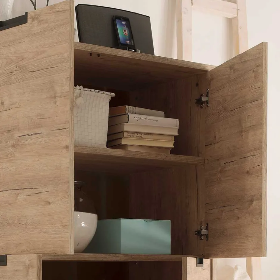 Wohnen Esszimmer Highboard Rodonda im Retro Style