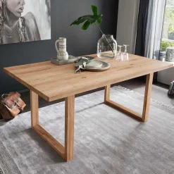 Wohnen Esszimmer Holztisch aus geölter Wildeiche - Loitons