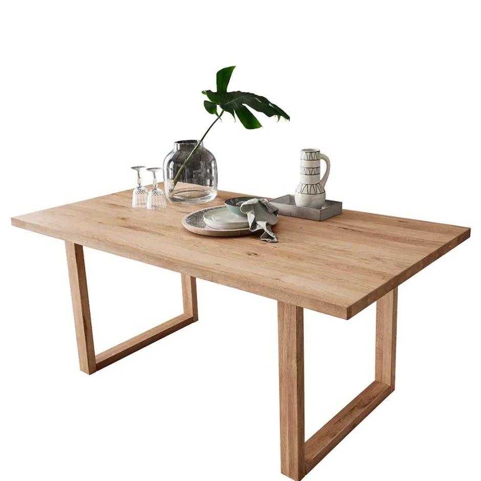 Wohnen Esszimmer Holztisch aus geölter Wildeiche - Loitons