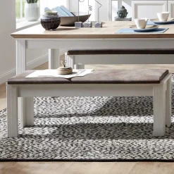 Esszimmer Landhausbank mit Polsterauflage - Sinolita^Wohnen Hot