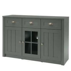 Esszimmer Möbel Set in Dunkelgrün - Niestov (vierteilig)^Wohnen Sale