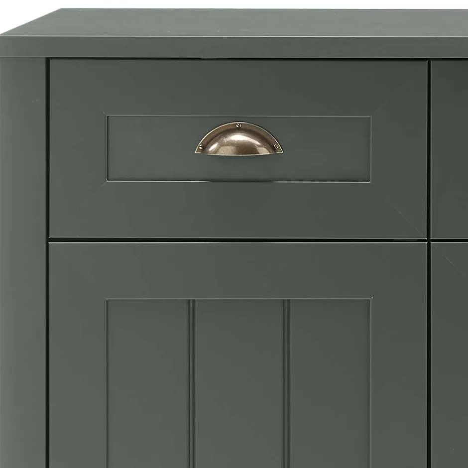 Esszimmer Möbel Set in Dunkelgrün - Niestov (vierteilig)^Wohnen Sale