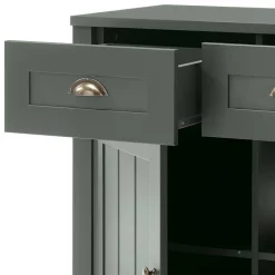 Esszimmer Möbel Set in Dunkelgrün - Niestov (vierteilig)^Wohnen Sale