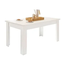 Esszimmer Möbel Set in weißer Holzoptik Pinie - Liancos (vierteilig)^Wohnen Outlet