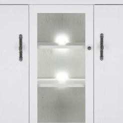 Esszimmer Möbel Set in weißer Holzoptik Pinie - Liancos (vierteilig)^Wohnen Outlet