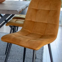 Wohnen Esszimmer Möbel Set mit Tisch - Anjal (siebenteilig)