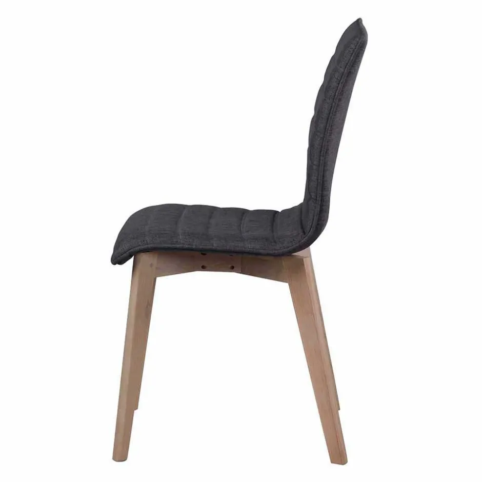 Wohnen Esszimmer 4-Personen Gruppe White Wash - Dioca (fünfteilig)