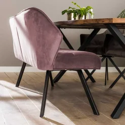 Esszimmer Polsterbank in Rosa Samt - Miobelda^Wohnen Hot