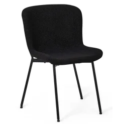 Wohnen Esszimmer Polsterstuhl in Schwarz - Caleena (2er Set)