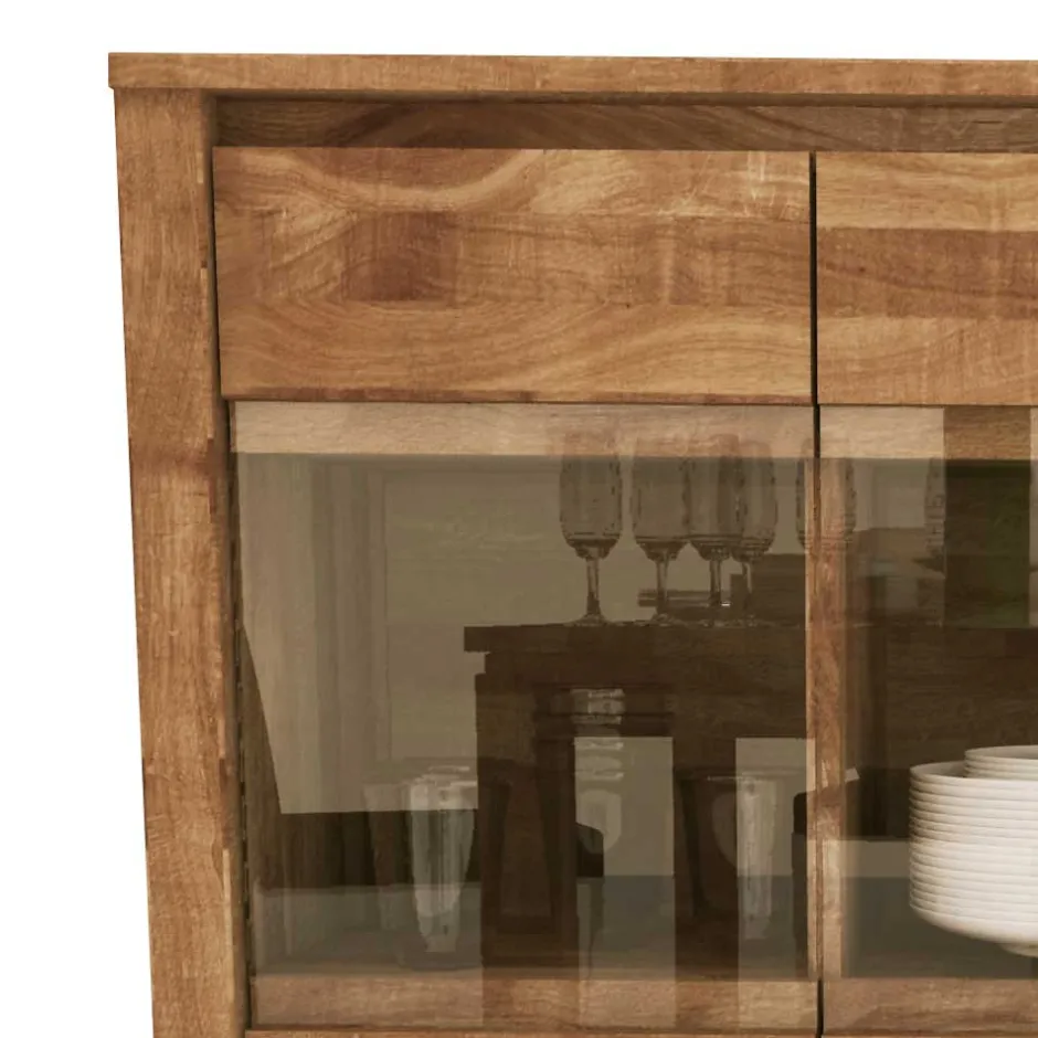 Wohnen Esszimmer Sideboard Nadalia aus Wildeiche Massivholz