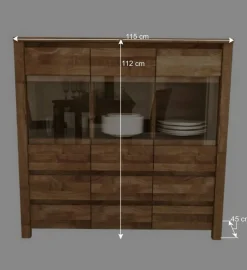 Wohnen Esszimmer Sideboard Nadalia aus Wildeiche Massivholz