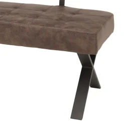 Esszimmer Sitzbank Laticio in Braun Microfaser^Wohnen Outlet