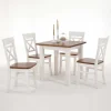 Wohnen Esszimmer Sitzgruppe Barlad im Landhausstil (fünfteilig)