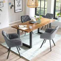 Esszimmer Sitzgruppe mit Tisch - Redon (fünfteilig)^Wohnen New