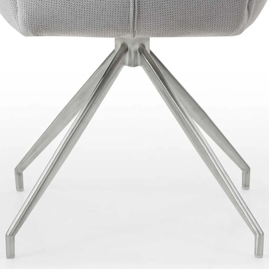 Wohnen Esszimmer Sitzgruppe mit Drehstühlen - Brunion (fünfteilig)