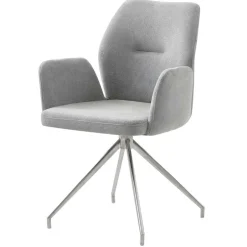 Wohnen Esszimmer Sitzgruppe mit Drehstühlen - Brunion (fünfteilig)