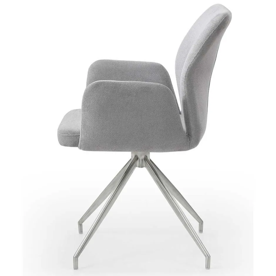 Wohnen Esszimmer Sitzgruppe mit Drehstühlen - Brunion (fünfteilig)