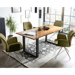 Wohnen Esszimmer Sitzgruppe modern - Bernadi (fünfteilig)