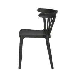 Esszimmer Stapelstuhl in Schwarz - Excellenta (2er Set)^Wohnen Sale