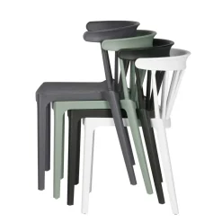 Esszimmer Stapelstuhl in Schwarz - Excellenta (2er Set)^Wohnen Sale