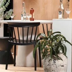 Esszimmer Stapelstuhl in Schwarz - Excellenta (2er Set)^Wohnen Sale