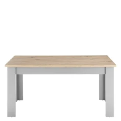 Wohnen Esszimmer Tisch in Eiche NB & Lichtgrau - Buleta