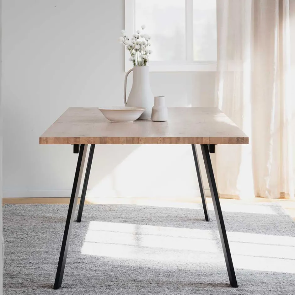 Esszimmer Tisch in Eiche White Wash - Parida^Wohnen Best