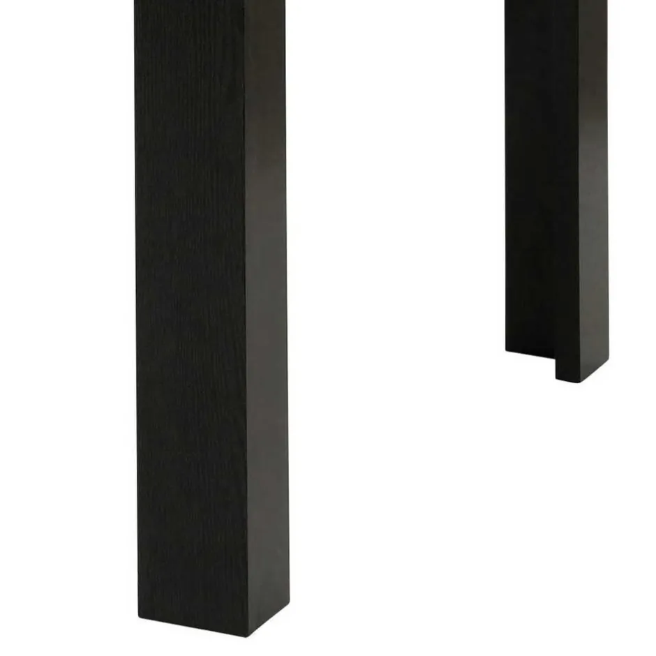 Wohnen Esszimmer Tisch in Holzoptik Eiche & Schwarz - Cigano