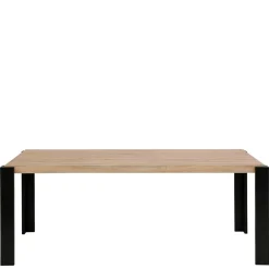 Wohnen Esszimmer Tisch in Holzoptik Eiche & Schwarz - Cigano