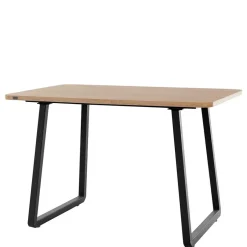 Esszimmer Tisch in Wildeiche Optik & Schwarz - Neviska^Wohnen