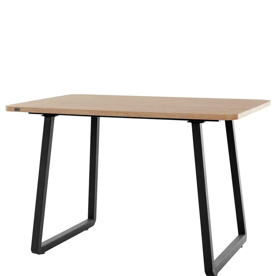 Esszimmer Tisch in Wildeiche Optik & Schwarz - Neviska^Wohnen