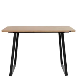 Esszimmer Tisch in Wildeiche Optik & Schwarz - Neviska^Wohnen