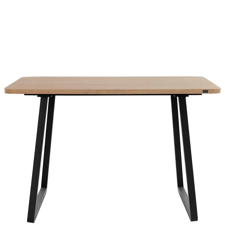Esszimmer Tisch in Wildeiche Optik & Schwarz - Neviska^Wohnen