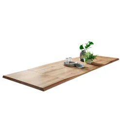 Wohnen Esszimmer Tisch mit Holzplatte aus Wildeiche - Rouven