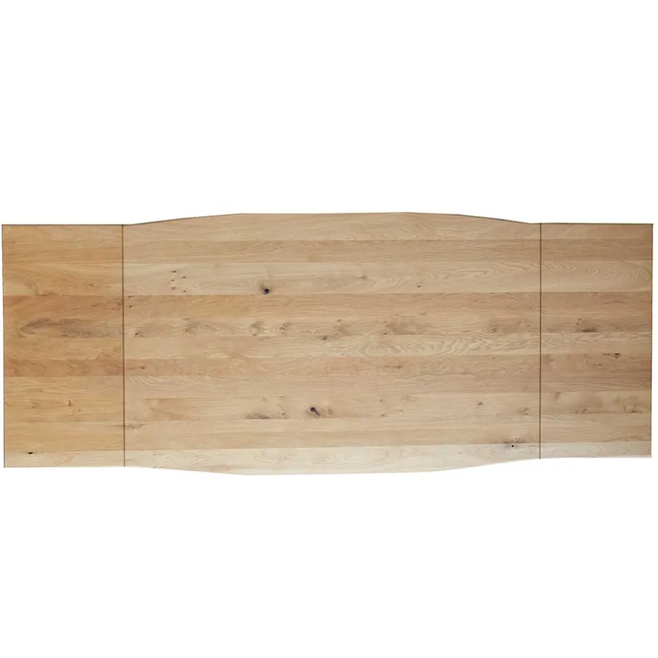 Wohnen Esszimmer Tisch mit Holzplatte aus Wildeiche - Rouven