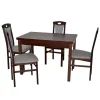 Wohnen Esszimmer Tisch mit Stühlen Set - Renato (fünfteilig)