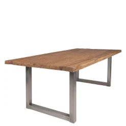 Wohnen Esszimmer Tisch mit Teak Altholz Platte - Malaya