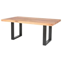 Wohnen Esszimmer Tisch Vigo aus Balken Eiche