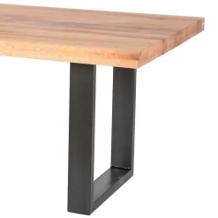 Wohnen Esszimmer Tisch Vigo aus Balken Eiche