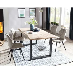 Esszimmer Tischgruppe mit 4 Stühlen - Tilveta I (fünfteilig)^Wohnen Hot