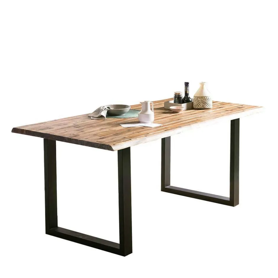 Wohnen Esszimmer Tischgruppe mit Drehstühlen - Conny (fünfteilig)