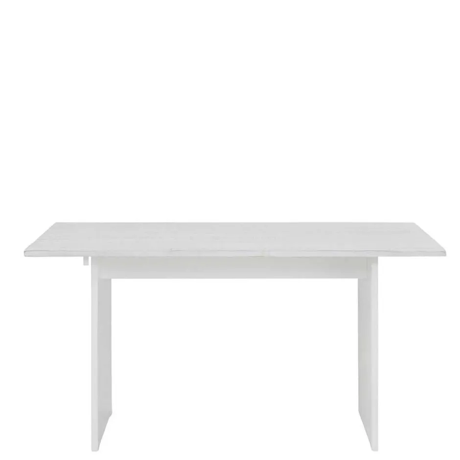 Esszimmer Wangentisch in Weiß lasiert - Vagniu^Wohnen Sale