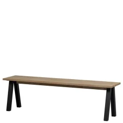 Esszimmerbank aus Eiche und Metall - Besi^Wohnen Hot