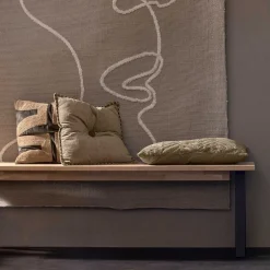 Esszimmerbank aus Eiche und Metall - Besi^Wohnen Hot