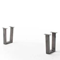 Wohnen Esszimmerbank in Akazie Grau und Altsilber - Moggia