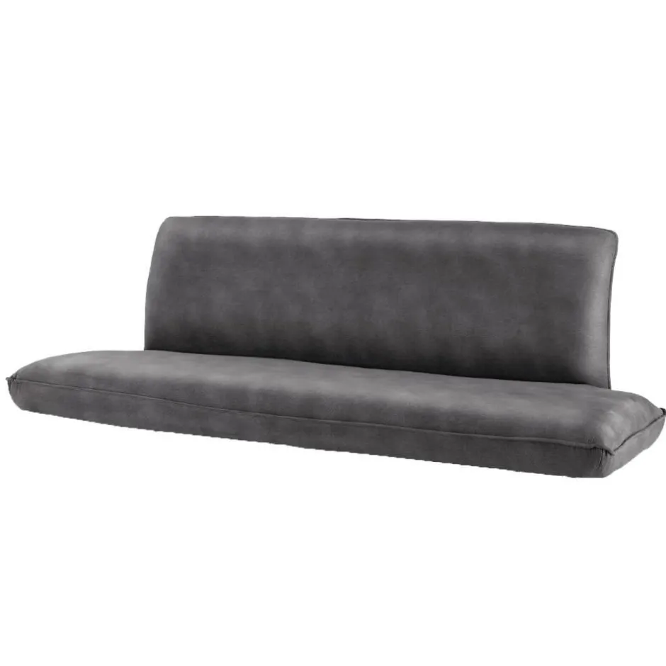 Wohnen Esszimmerbank in Dunkelgrau Microfaser - Aturin