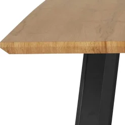 Wohnen Esszimmerbank in Eiche Optik mit Schwarz - Yasmina