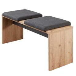 Esszimmerbank in Wildeiche & Dunkelgrau - Kuetra^Wohnen Clearance