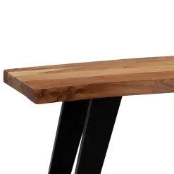 Esszimmerbank mit natürlicher Baumkante - Auricos^Wohnen